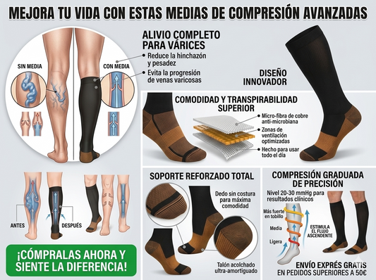 Medias De Compresión Varices Circulacion